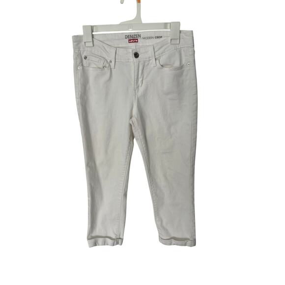 Levi’s Denizen modern white crop pant size 6 - Picture 1 of 5